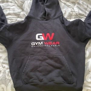 Black , Red and White Balenciaga Hoodie , Medium(fits like a small)